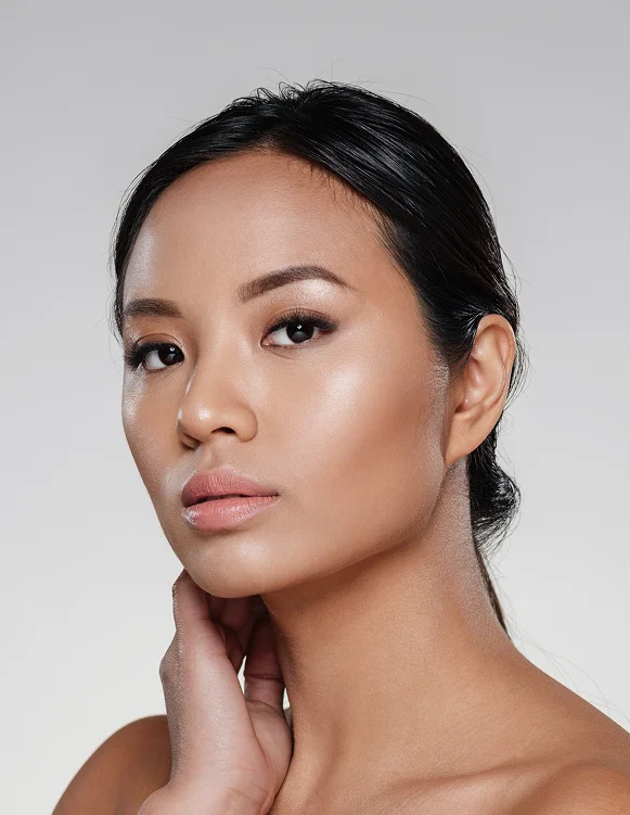Model face
